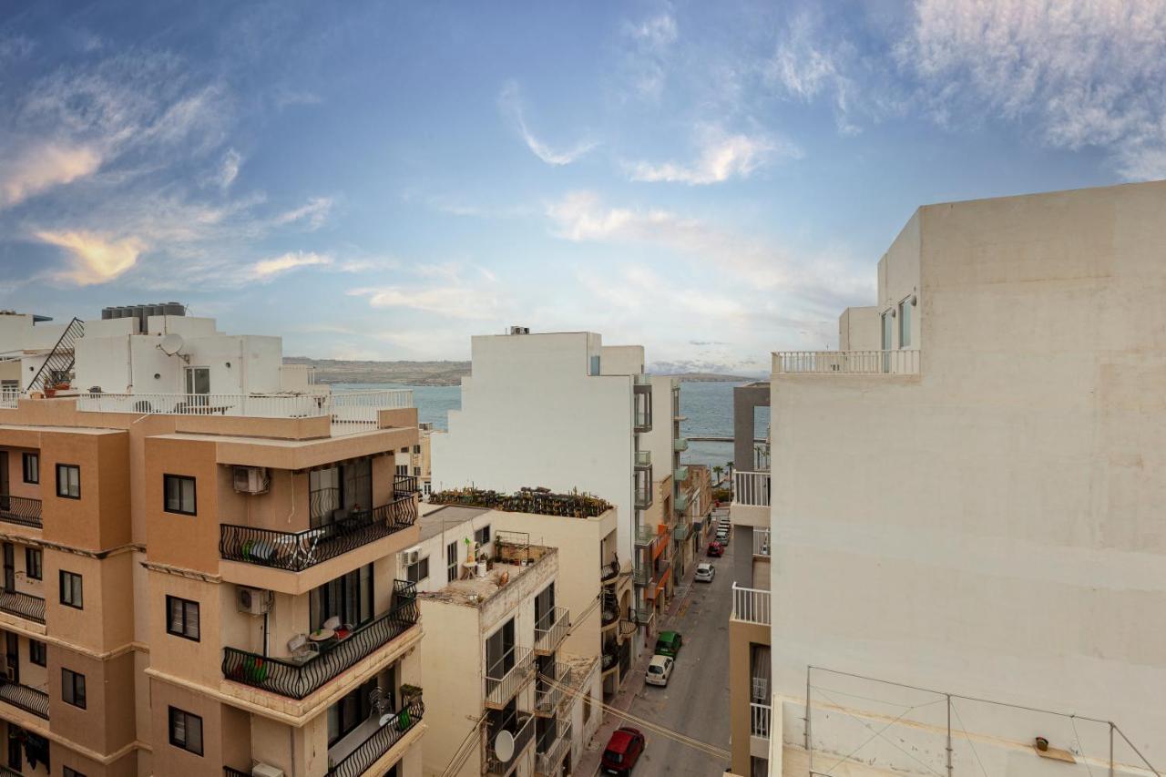 Perfect Seaview Penthouse Lägenhet St. Paul's Bay Exteriör bild